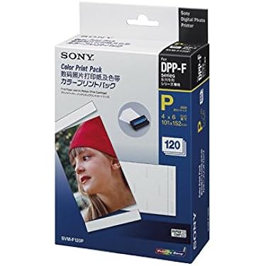 SONY DPP-F カラープリントパック 120枚 SVM-F120P Amazon | ソニー カラープリントパック(KGサイズ 120枚) SVM-F120P